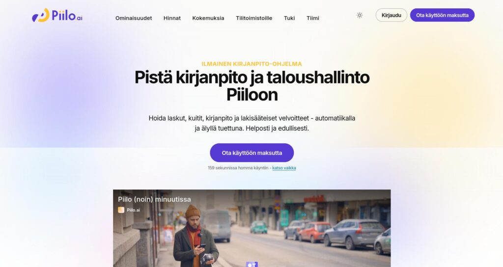 Piilo.ai kirjanpito-ohjelma